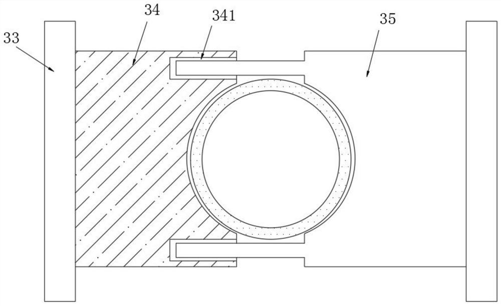 Pre-embedded positioning device for preset holes in building structures