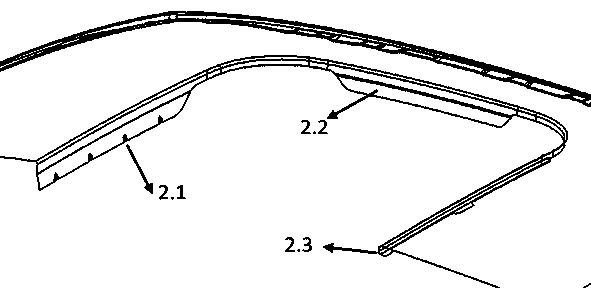 Top cover collinear manufacturing process of common and panoramic sunroofs