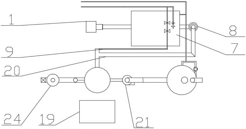 Gasification experimental device of biomass derived fuel