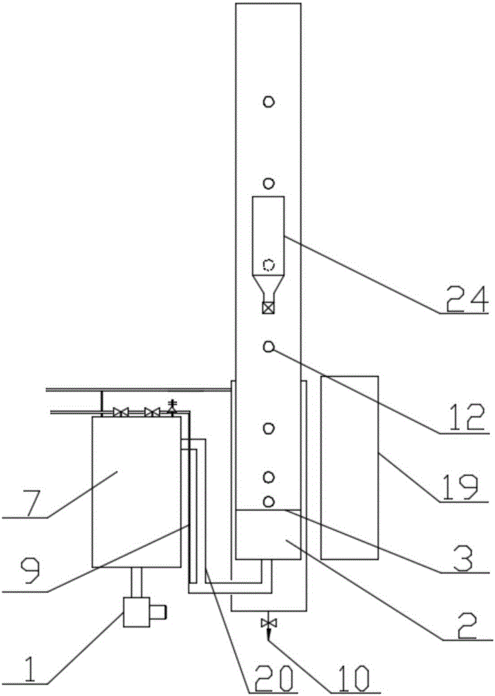 Gasification experimental device of biomass derived fuel