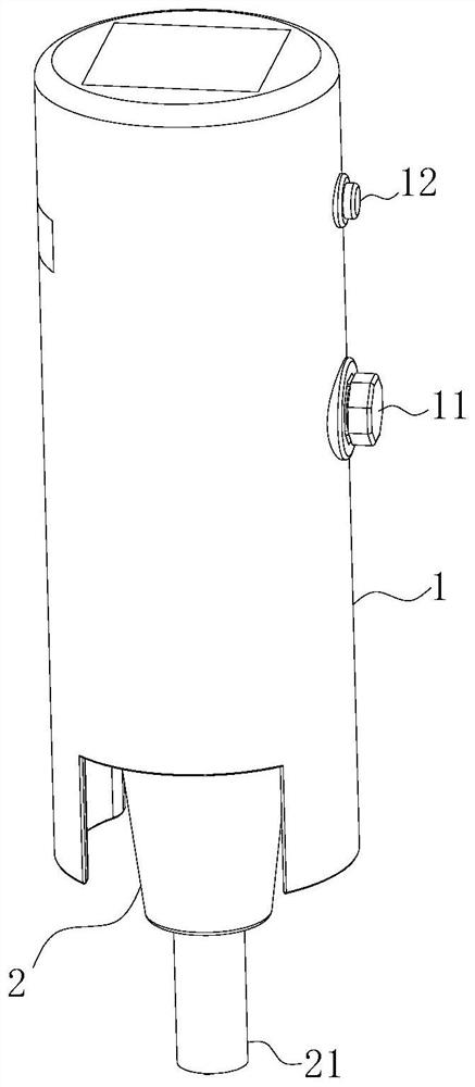 Building concrete compressive strength detection device