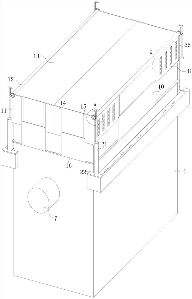 Light-shielding protection type stage lamp