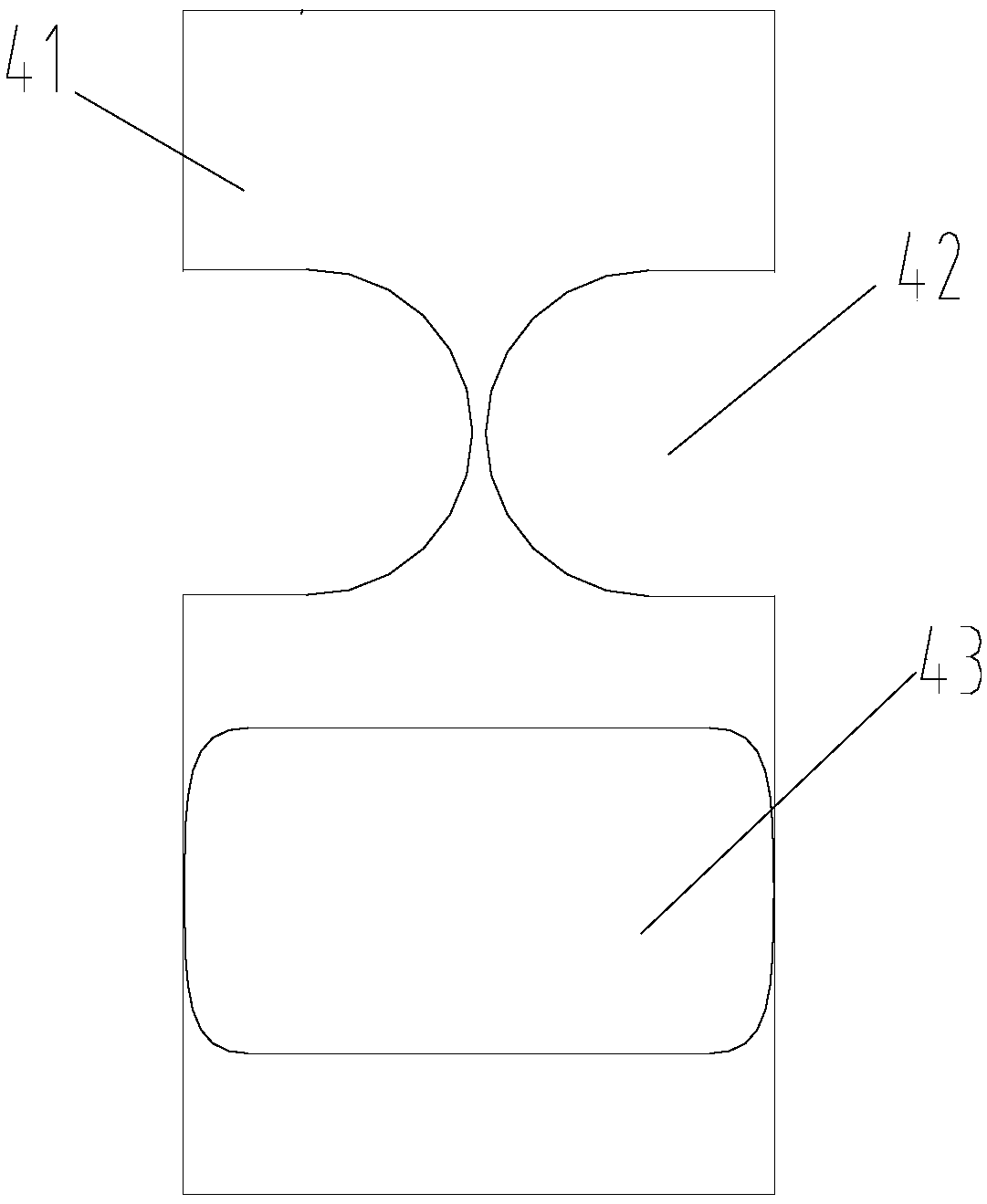 Elastic restraint element for rocket engine thrust measurement