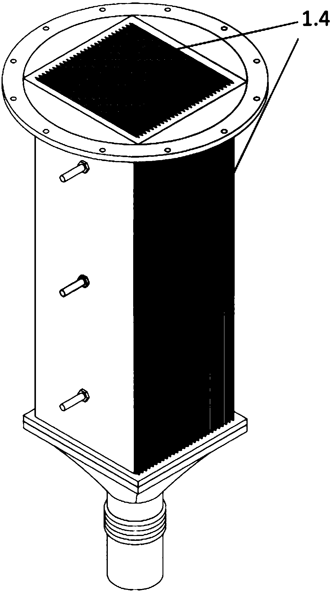 Non-fouling plate and shell heat exchanger