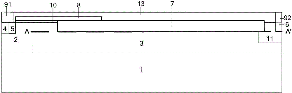 Transverse high-pressure device for reducing hot carrier effect