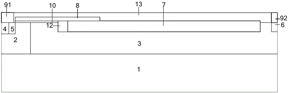 Transverse high-pressure device for reducing hot carrier effect