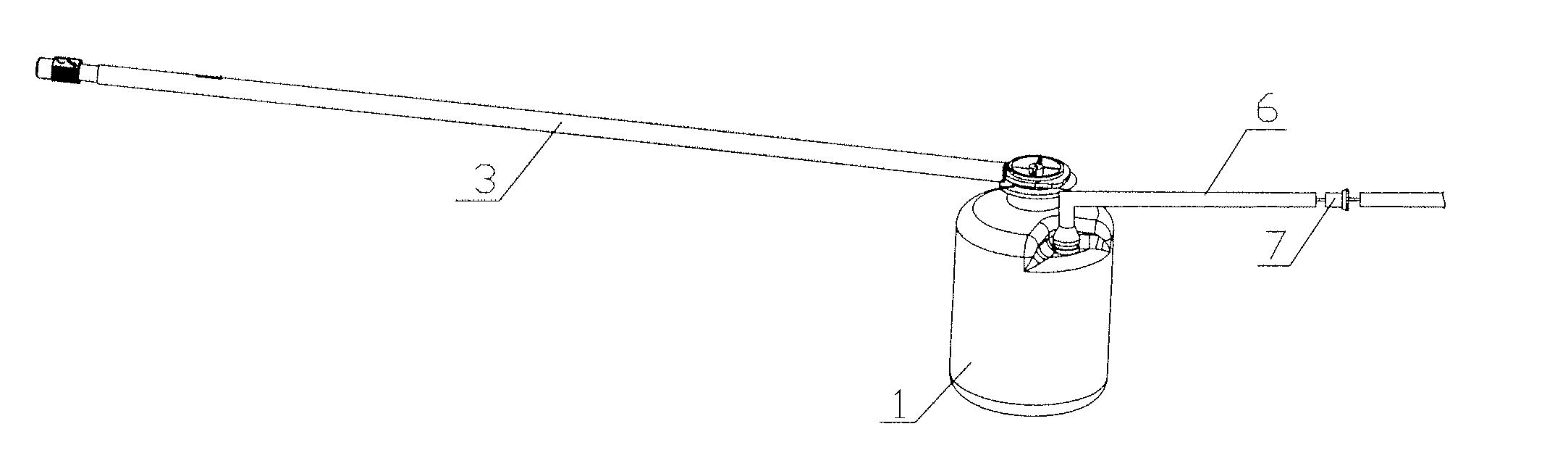 Sealant Bottle For Tire Repair of Gas Pressure Type