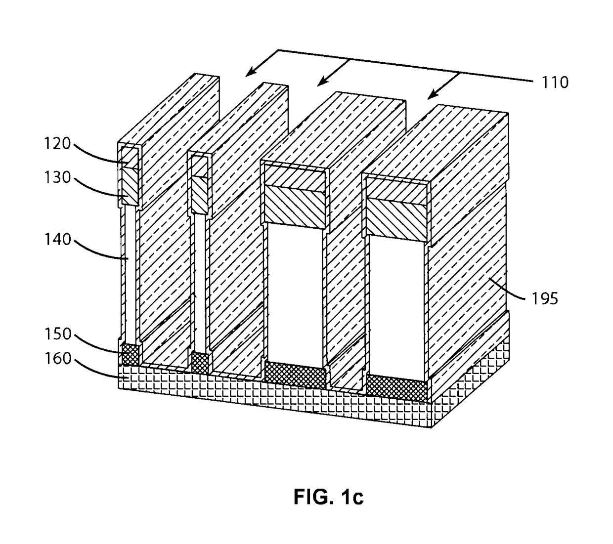 Method of etching a porous dielectric material