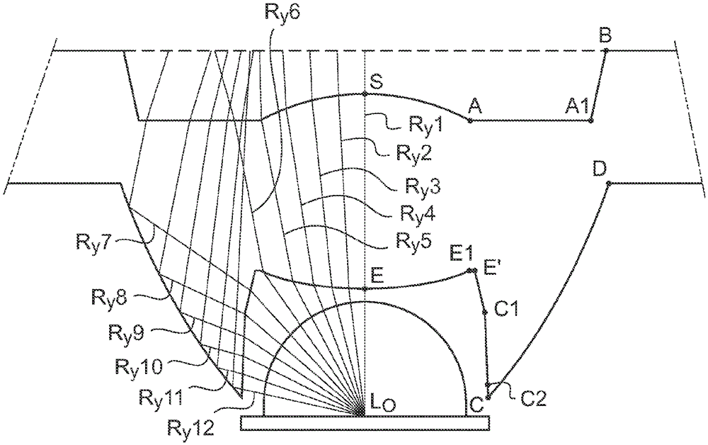 Optomechanical system for injecting light, optical coupler of said system, and illuminating device with said system