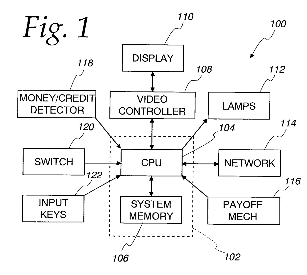 Gaming machine having a 3D display