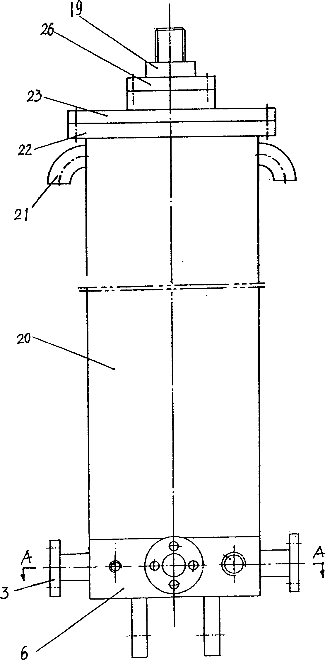 Pressure release device for oil well