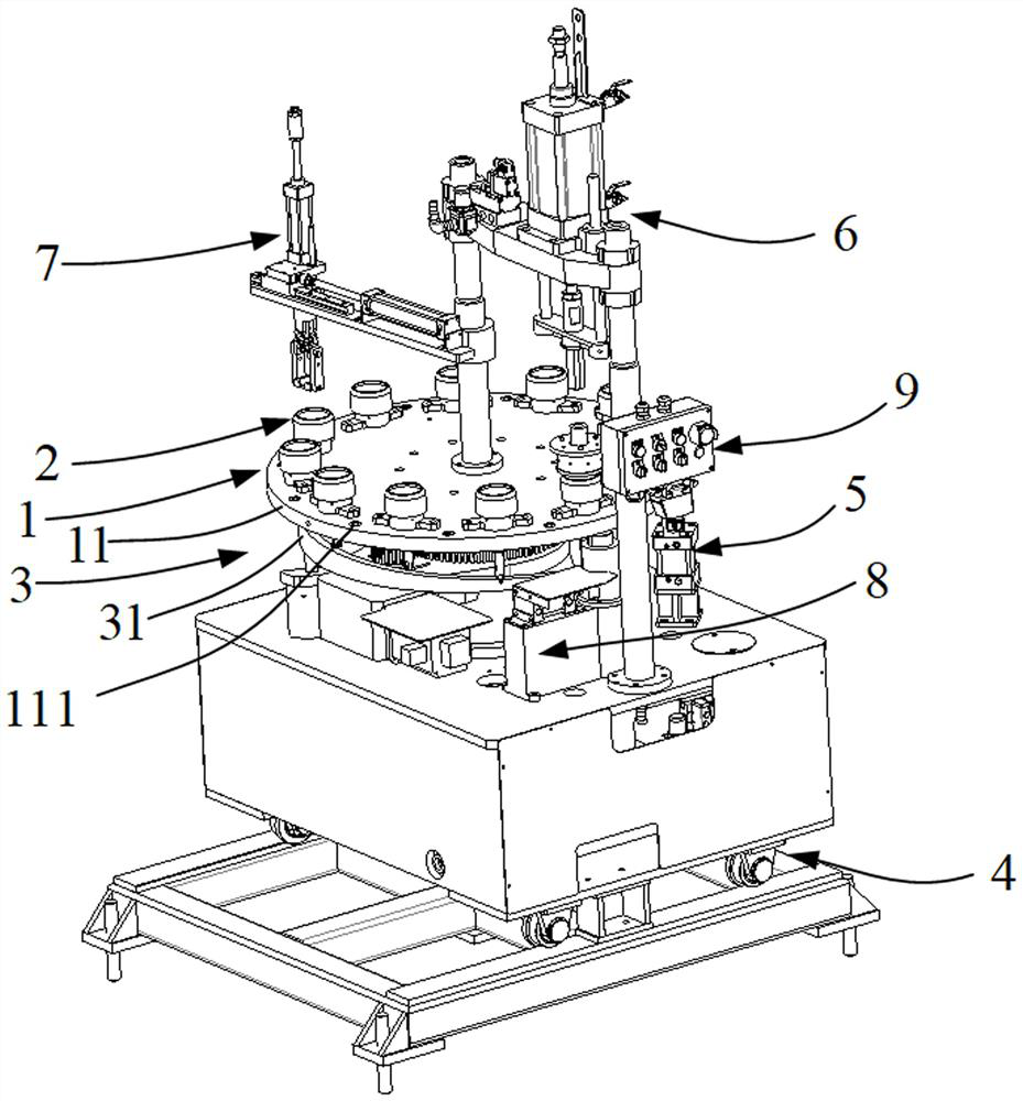 Glass sheet molding press