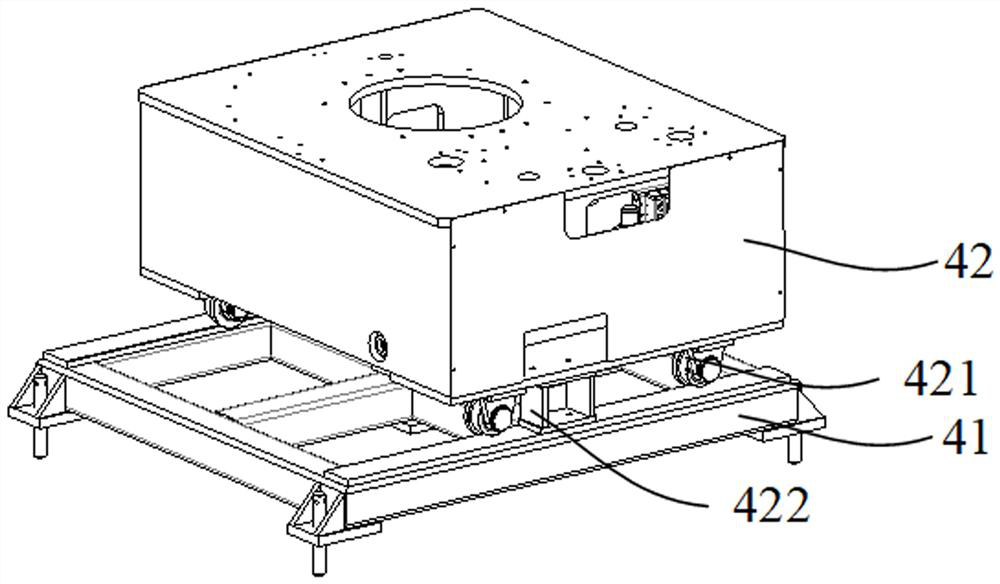 Glass sheet molding press