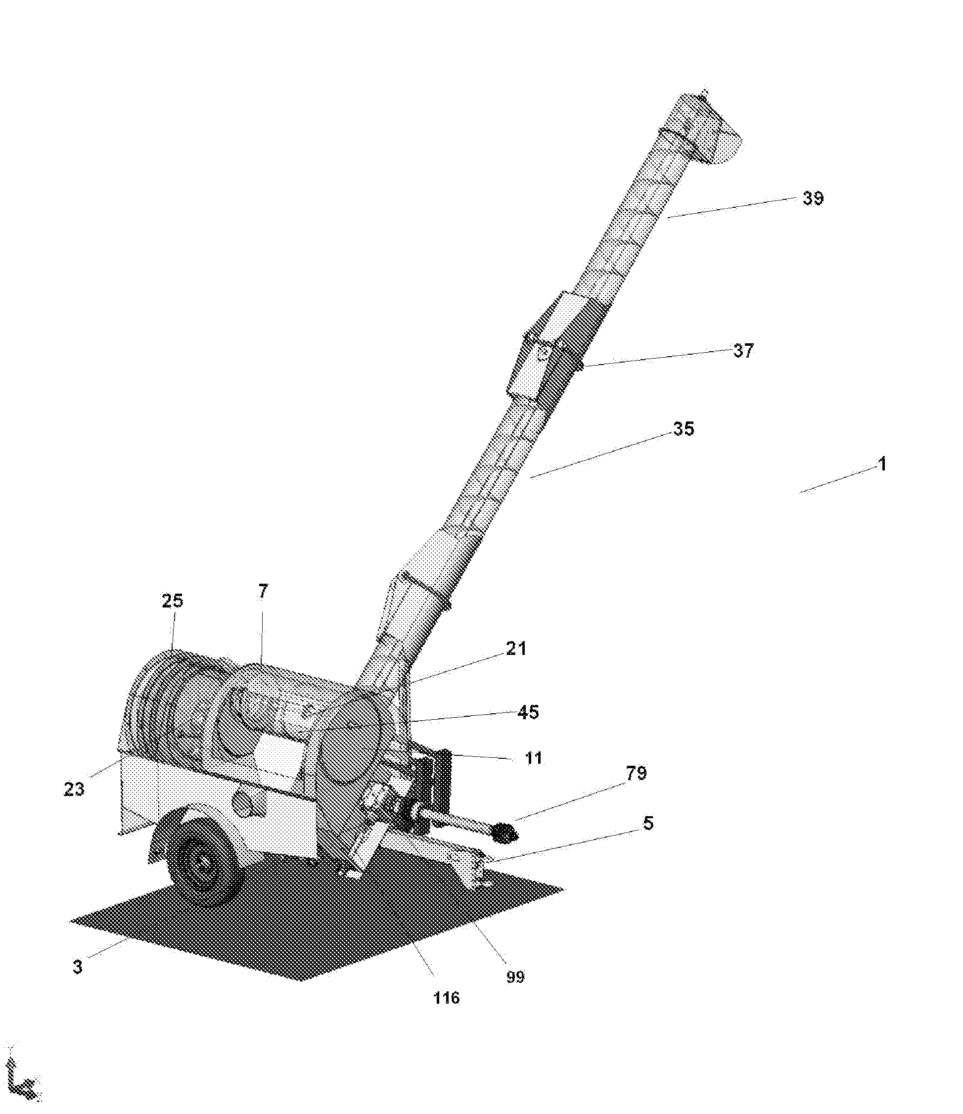 High capacity particulate loader and transfer apparatus