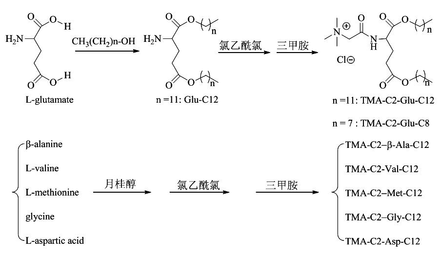 Preparation method of cationic liposome nanoparticles of amino acid