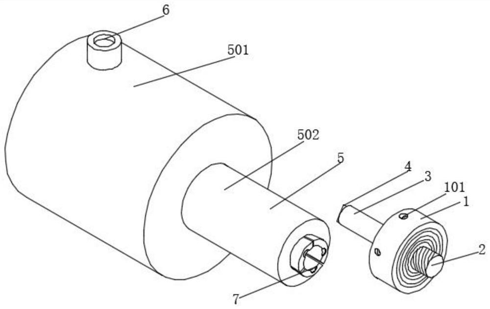 A split type friction stir welding stirring head