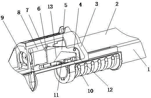 Grenade launcher ammunition feed mechanism