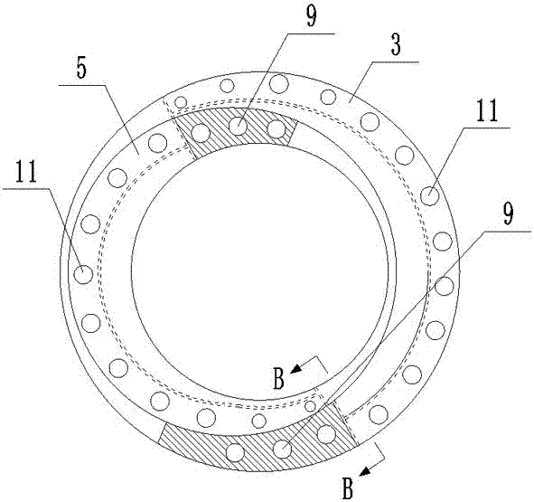 Pollution-discharge standpipe structural board pre-embedded double-eccentric baffle-type odor-resistant hydrops processor