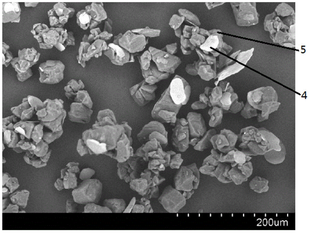 Metal powder coating for enhancing flash effect and preparation method thereof