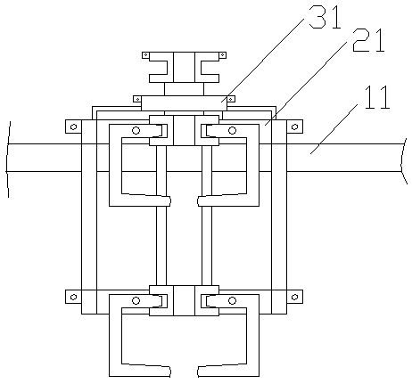 Positioning mold for pre-embedded steel bars