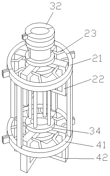 Positioning mold for pre-embedded steel bars