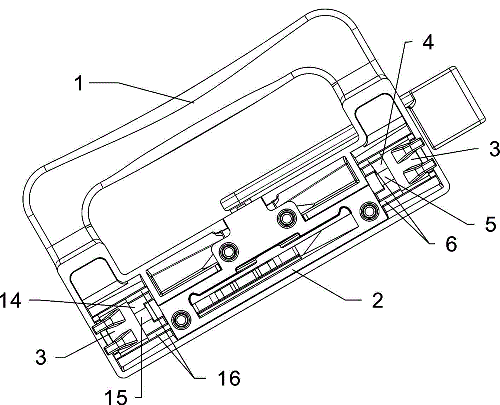 Firmly-connected handle lock