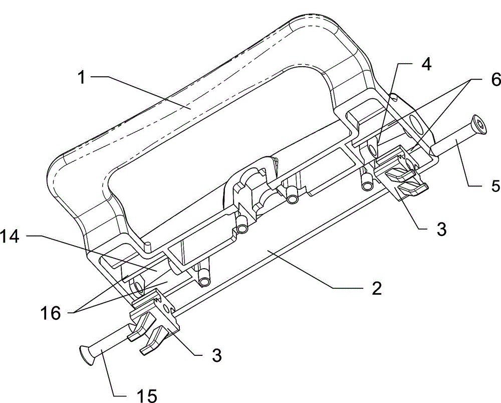 Firmly-connected handle lock