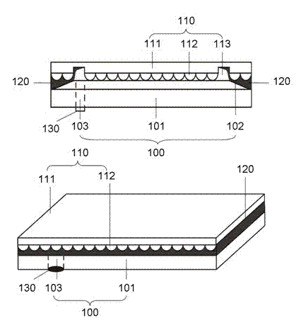 Flat naked-eye 3D display lenticular screen and manufacturing method thereof