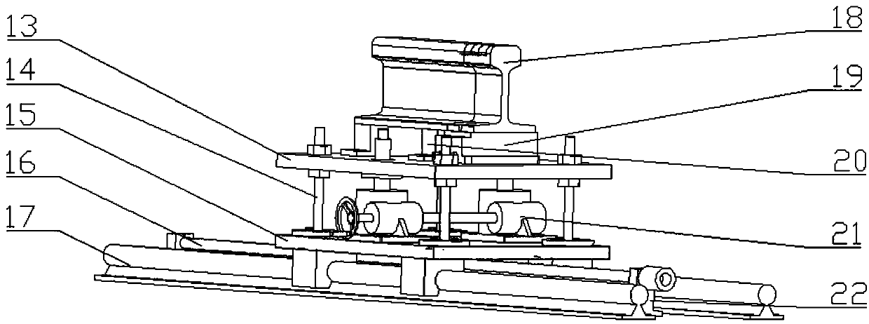 Steel rail milling-grinding test device