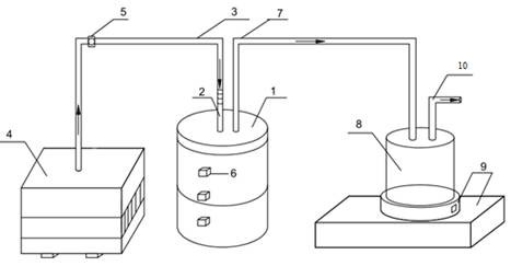 Device and method for humidifying soil body by combining vacuum pump suction with steam