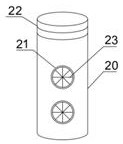 Device and method for humidifying soil body by combining vacuum pump suction with steam