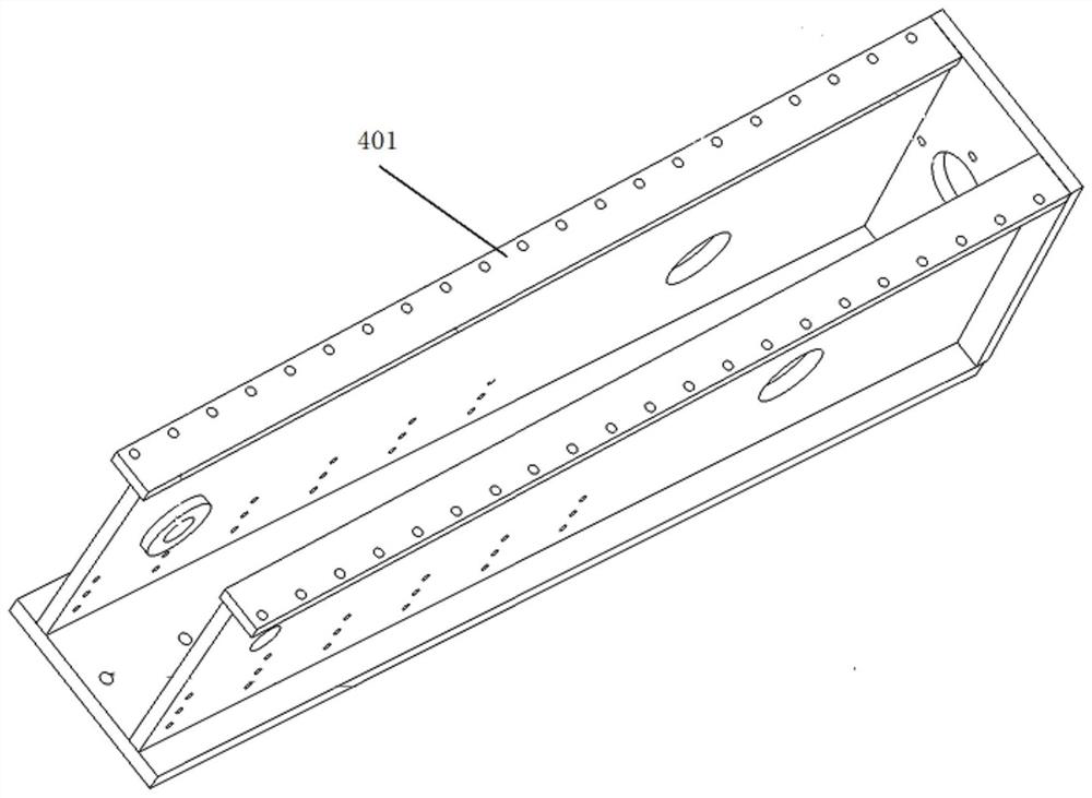 Undercarriage strength test vertical load loading device