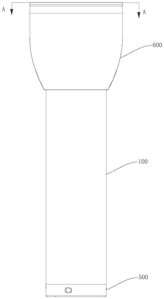 Shell assembly, display device and flashlight