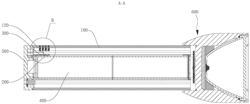 Shell assembly, display device and flashlight