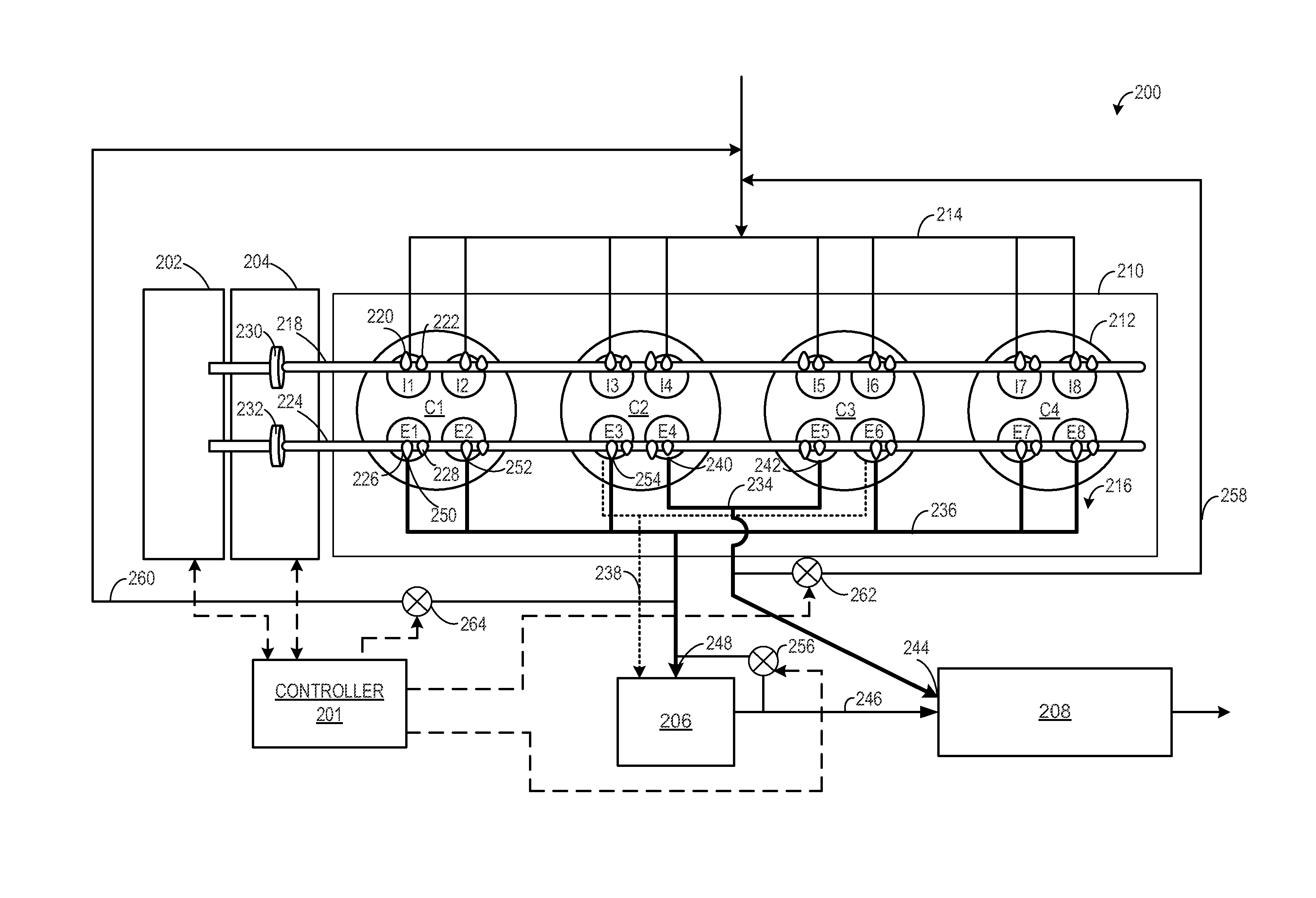 Variable valvetrain turbocharged engine