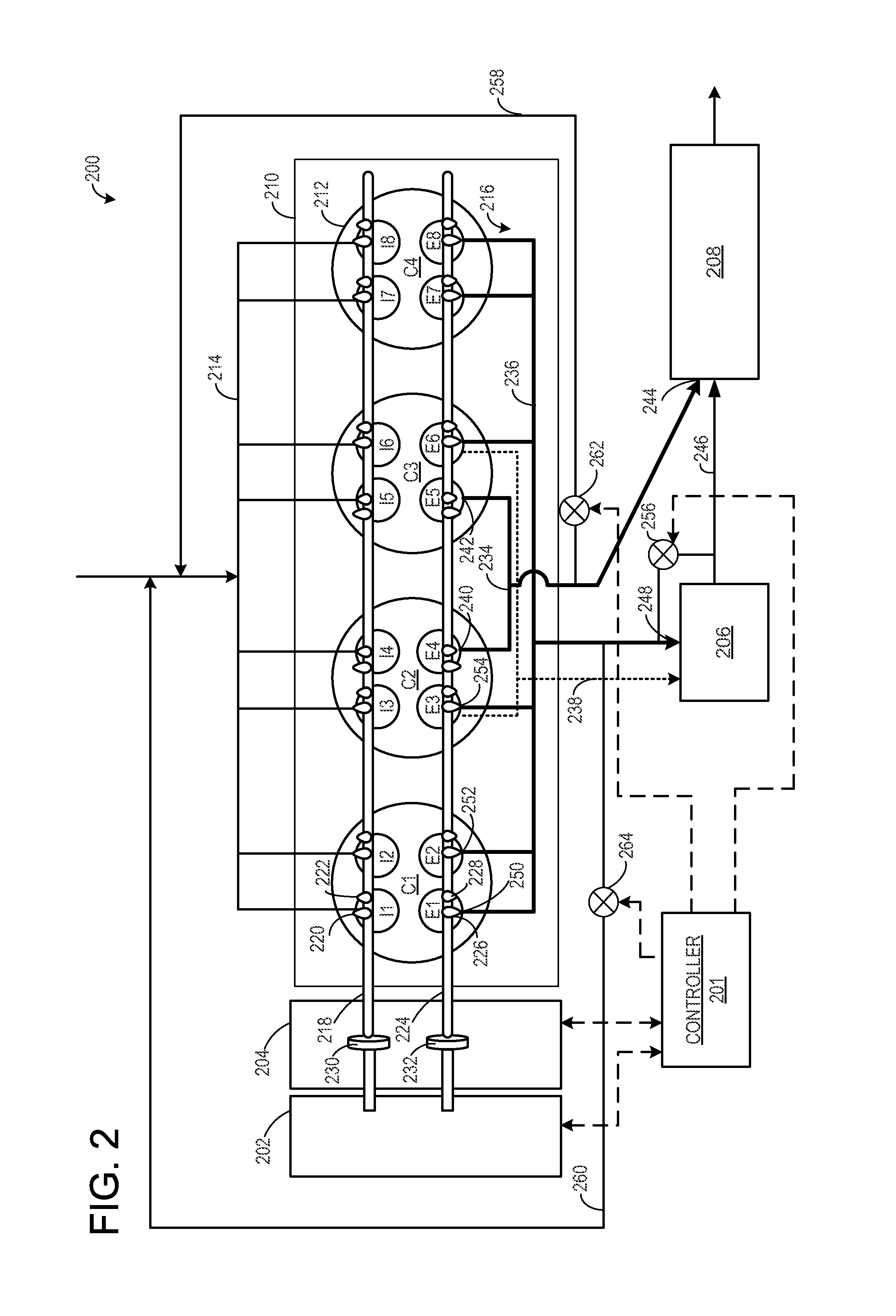 Variable valvetrain turbocharged engine