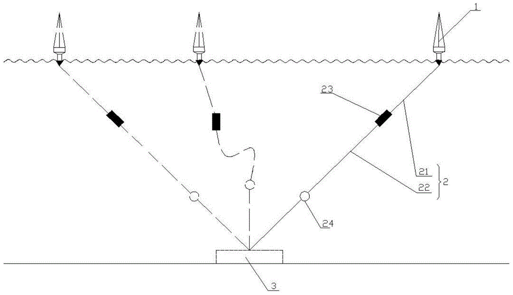 Floating body positioning system