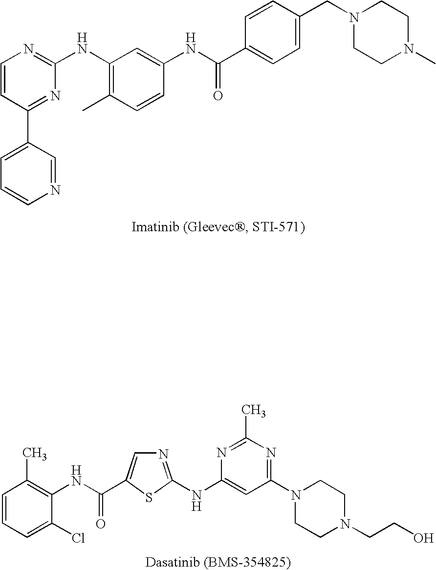 Tyrosine kinase inhibitors containing a zinc binding moiety