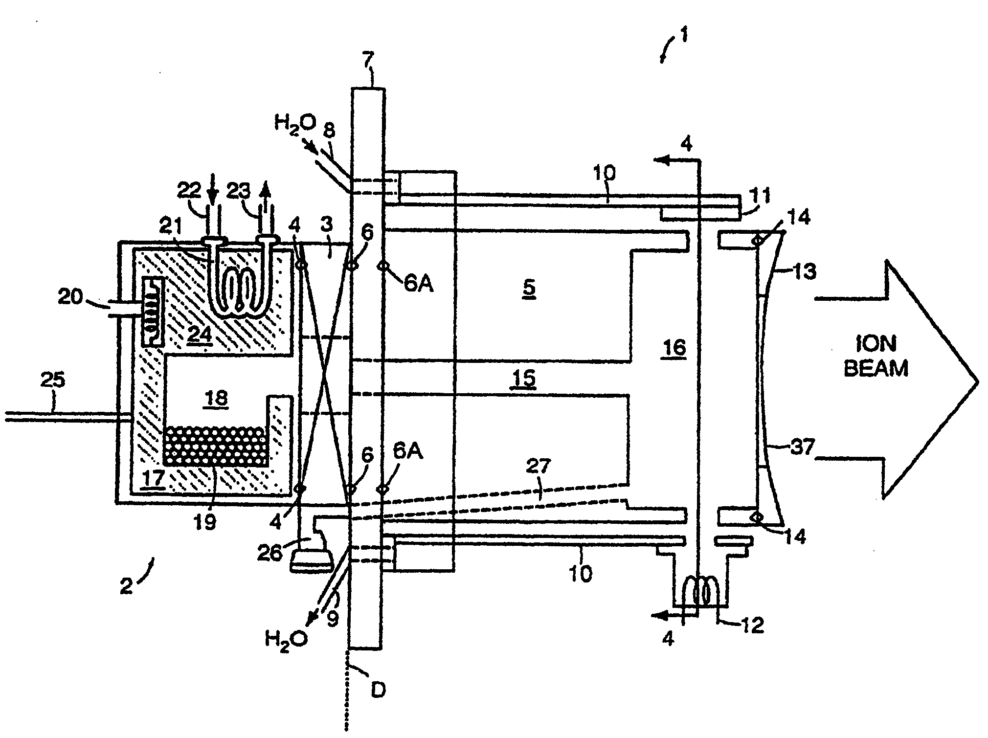 External cathode ion source