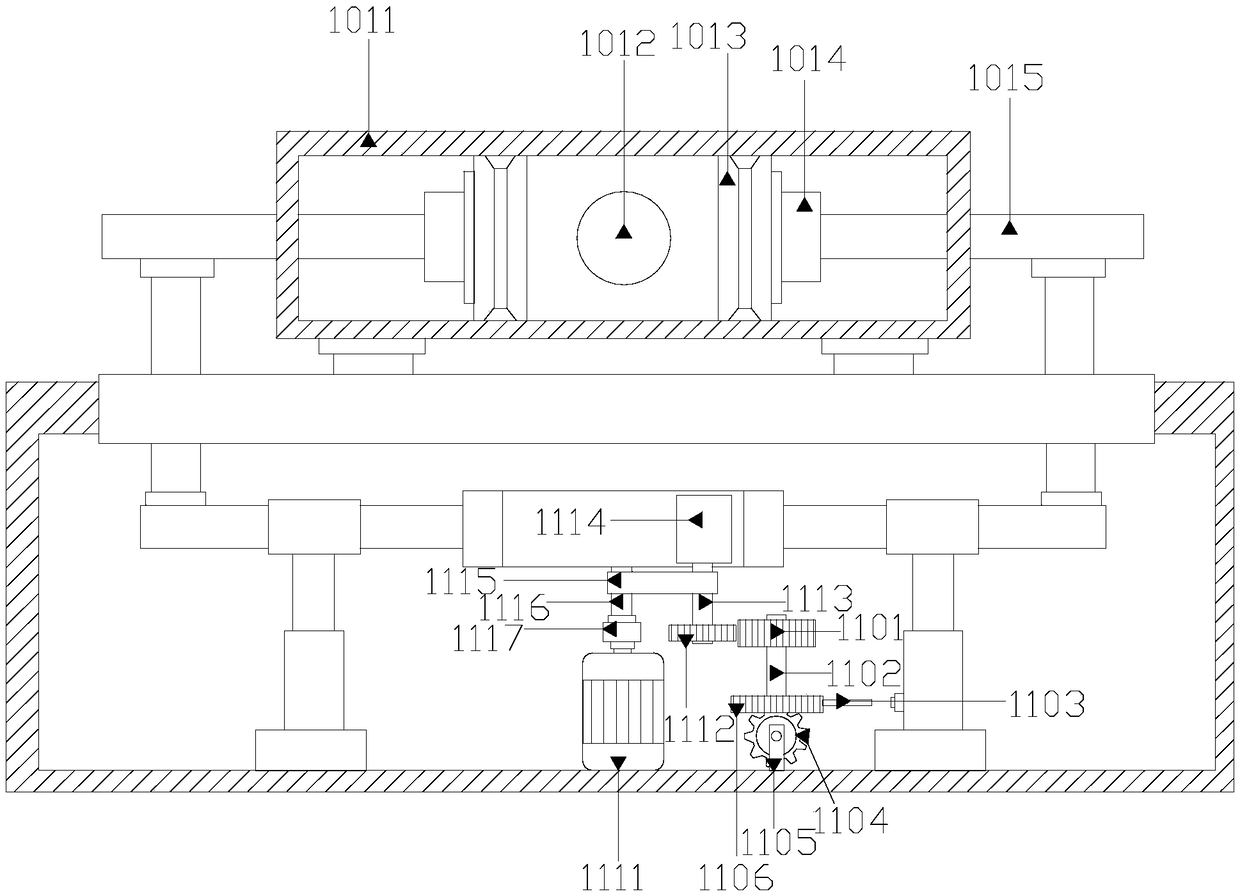 Material flow-dividing device for plastic mould