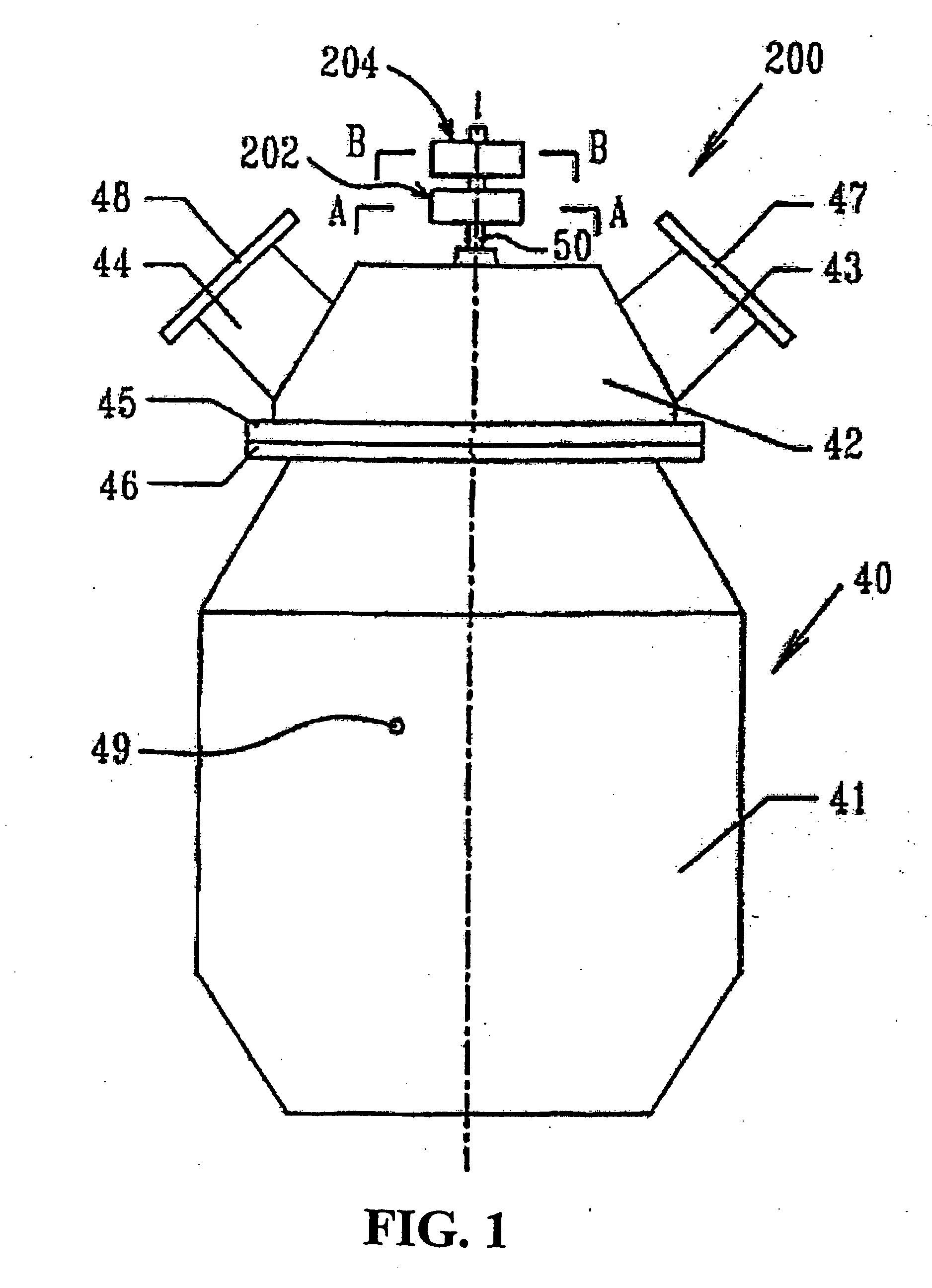 Reversing flow catalytic converter for internal combustion engines