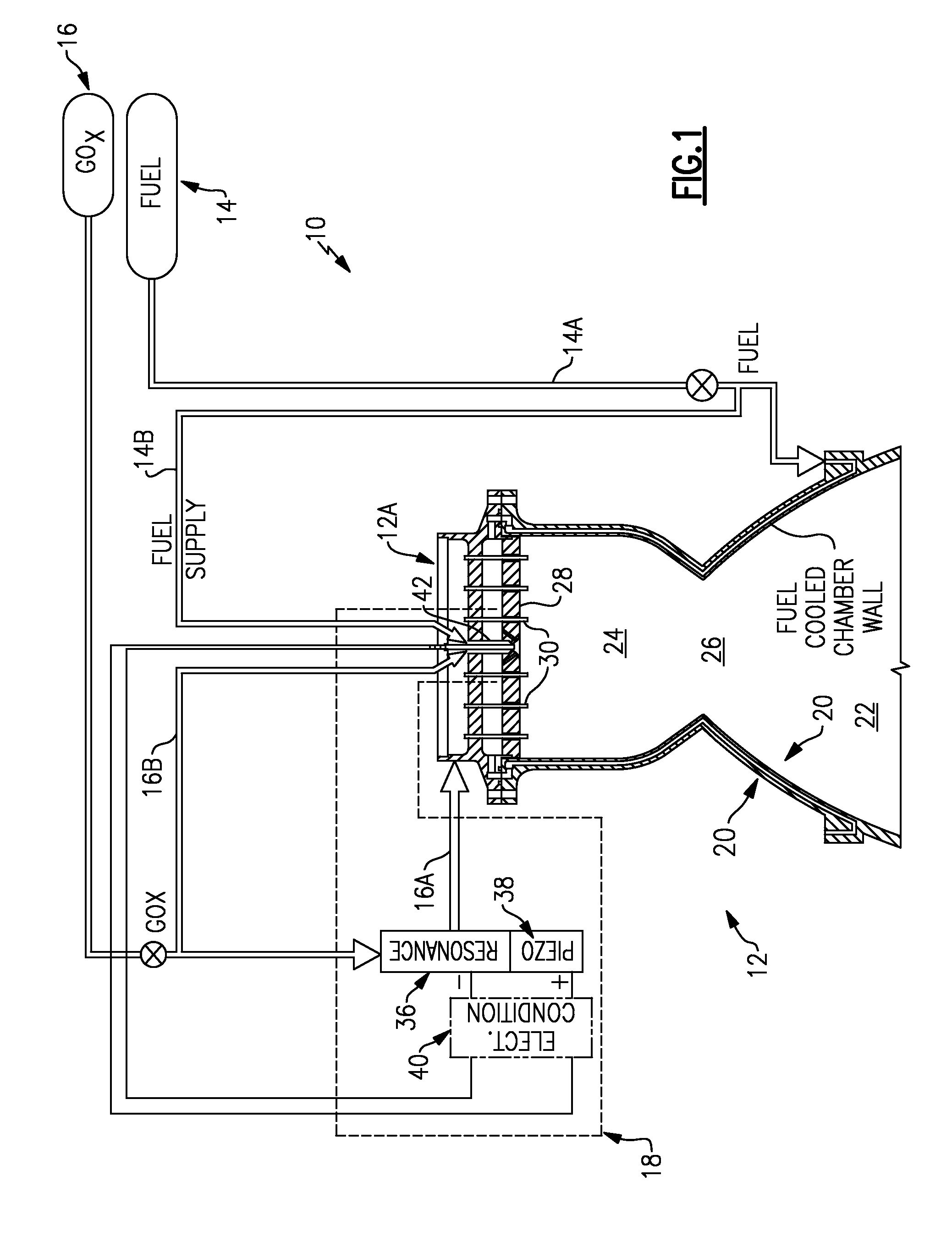 Piezo-resonance igniter and ignition method for propellant liquid rocket engine