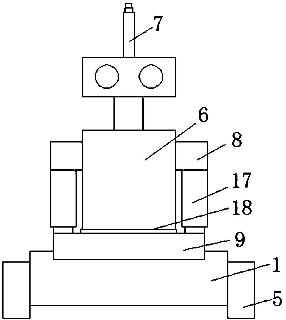 Robot capable of transporting objects