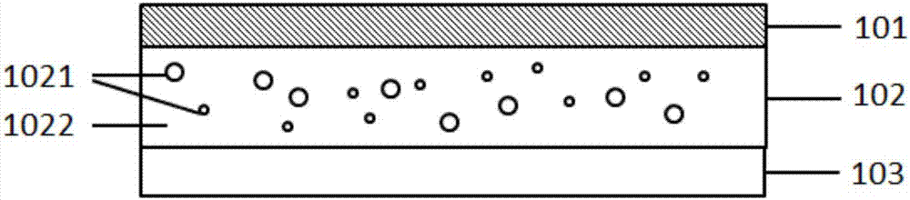 Quantum dot film with blue light preventing effect