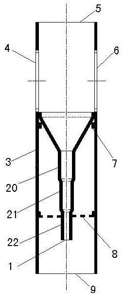 Rain and sewage diverter for building vertical pipe