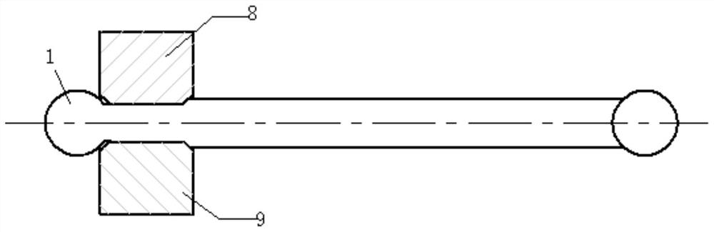 Method for forming rod part of faucet lifting ring