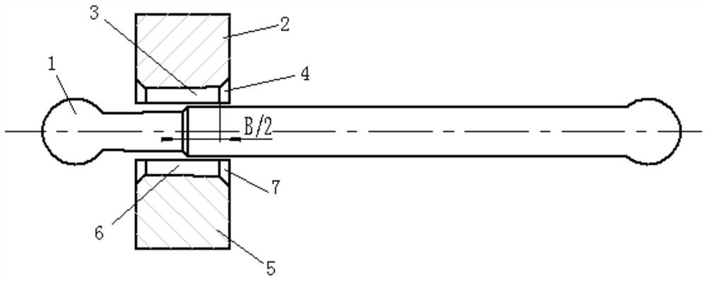 Method for forming rod part of faucet lifting ring