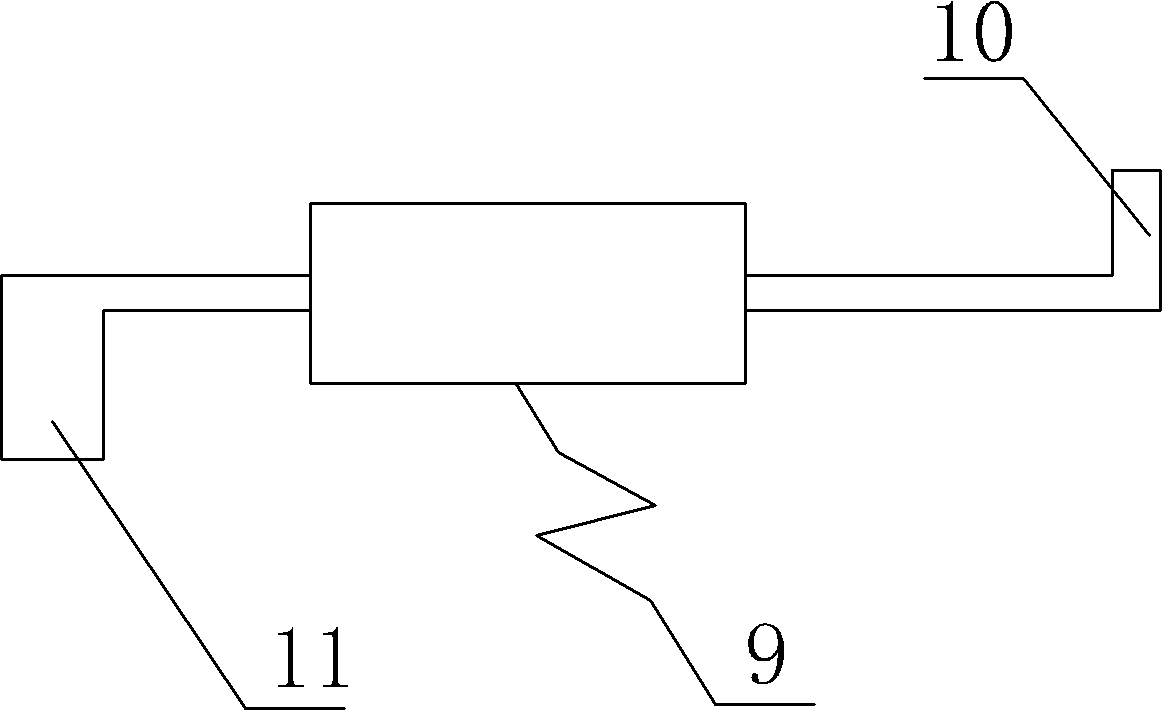 Detecting device for side enclosure bright strip assembly