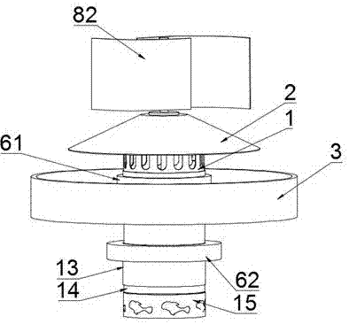 Light guide device with trotting horse lamp function