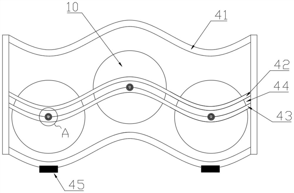 Wire coil device for enameled wire production